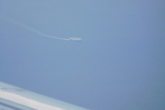 Oceanliner from view from Airplane