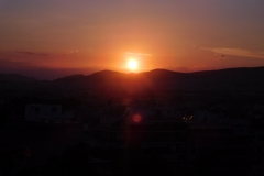 Sunset from top of my hotel