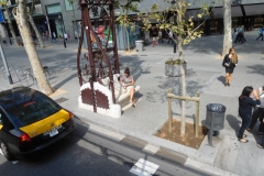mosaic bench
