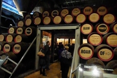 Guniess Barrells to the Tasting Room