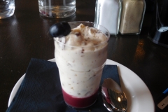 Rasberry Moose I had at restaurant in the Guniesss Restauant