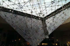 Upside down pyrmid in the Lourve